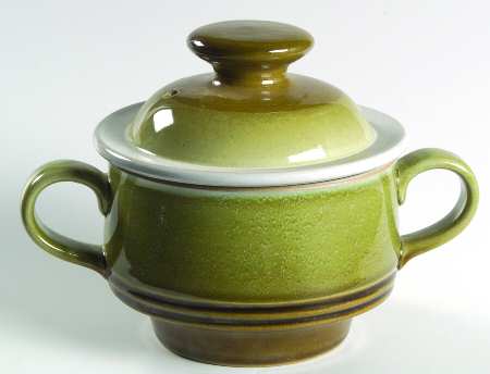 Painter's Palette Green Individual Casserole & Lid
