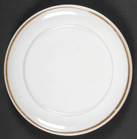 Potpourri White Bread & Butter Plate