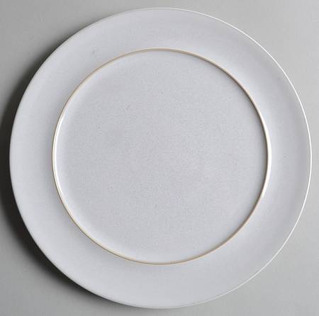 Potpourri White Luncheon Plate