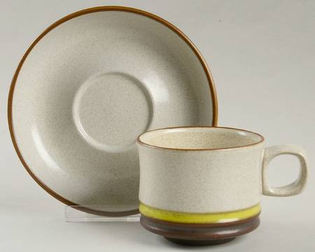 Flat Cup & Saucer Set