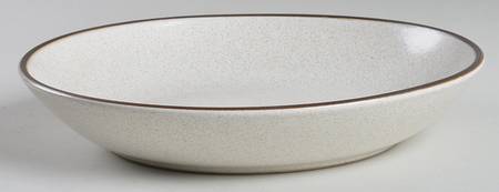Potter's Wheel Rust Red 9" Pasta Serving Bowl