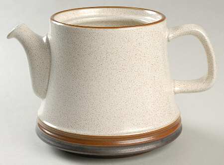 Potter's Wheel Rust Red Teapot No Lid