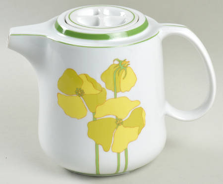 Quadrille Teapot & Lid