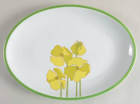 Quadrille 13" Oval Serving Platter