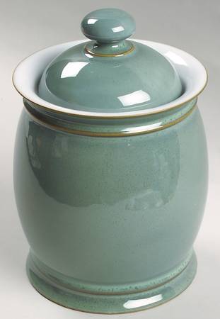 Regency Green 7" Storage Jar & Lid