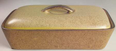 Romany Brown Rectangular Covered Vegetable