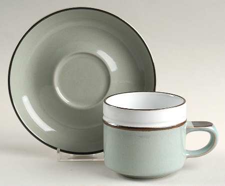 Romance Flat Cup & Saucer Set