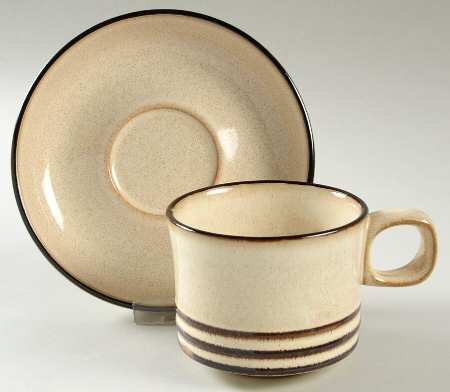 Sahara Flat Cup & Saucer Set