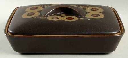 Samarkand Brown Rectangular Covered Vegetable