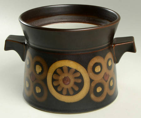 Samarkand Brown 1.5 Qt Round Casserole No Lid