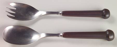 Samarkand Brown (2 Piece) Salad Set with Stainless Bowl