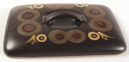 Samarkand Brown Lid for Rectangular Covered Divided Vegetable