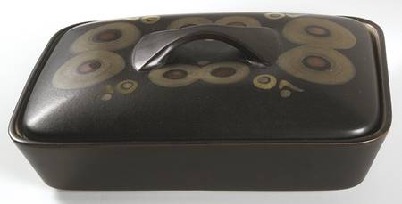 Samarkand Brown Rectangular Covered Vegetable