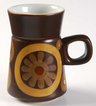 Samarkand Brown Flat Demitasse Cup