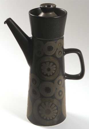 Samarkand Brown Coffee Pot & Lid
