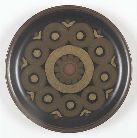 Samarkand Brown Salad Plate