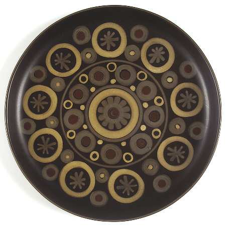 Samarkand Brown 12" Chop Plate (Round Platter)