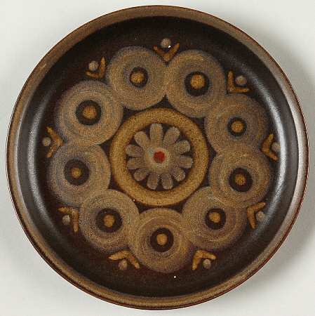 Samarkand Brown Bread & Butter Plate