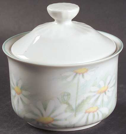 Serenade (Fine Porcelain) Sugar Bowl & Lid