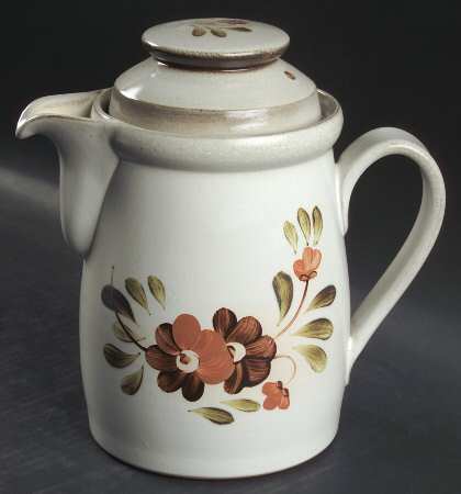Serenade (Stoneware) Coffee Pot & Lid