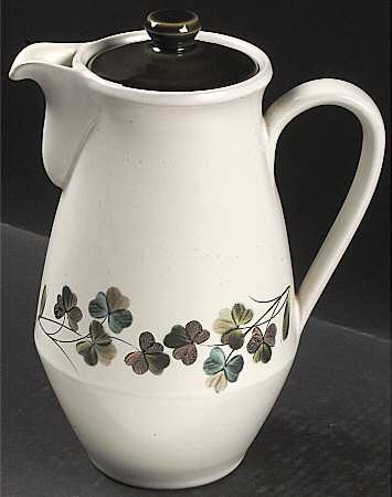 Shamrock Coffee Pot & Lid