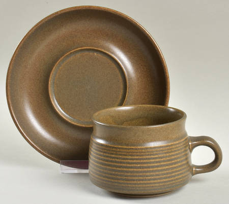 Sherwood Flat Cup & Saucer Set