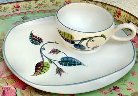 Spring Snack Plate & Cup Set