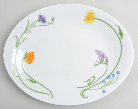 Summer Song 12" Oval Serving Platter