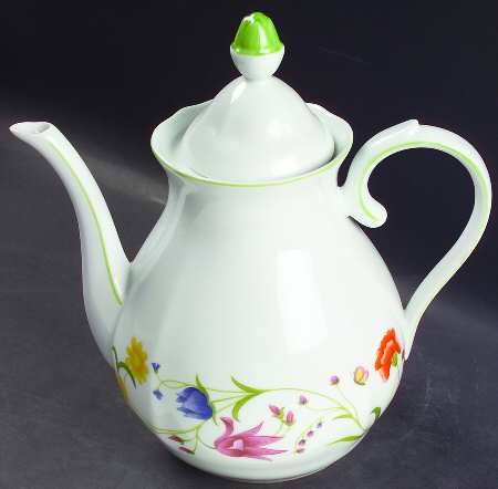 Tea Party Coffee Pot & Lid