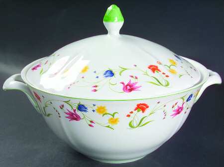 Tea Party Round Covered Vegetable