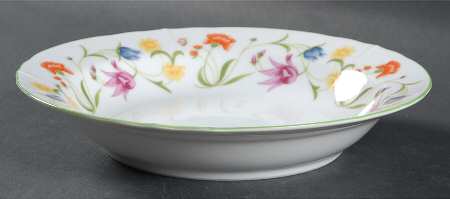 Tea Party Rim Soup Bowl