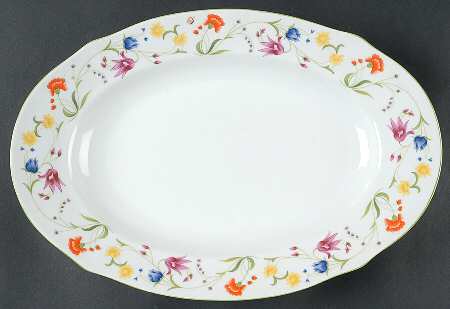 Tea Party 14" Oval Serving Platter