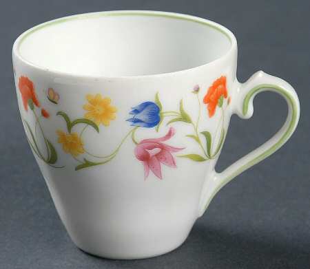 Tea Party Flat Demitasse Cup