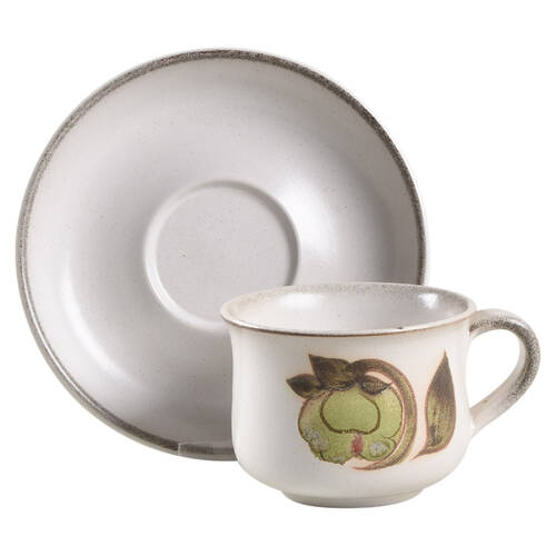 Flat Cup & Saucer Set