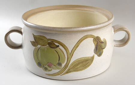 Troubadour 2 Qt Round Covered Casserole No Lid by Denby-Langley