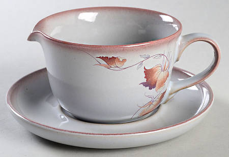 Twilight (Leaves) Gravy Boat & Underplate