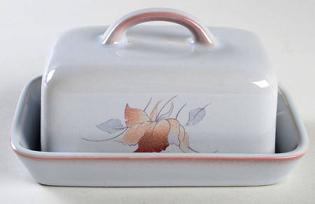 Twilight (Leaves) Rectangular Covered Butter