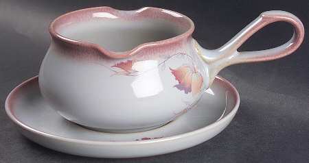 Twilight (Leaves) Gravy Boat & Underplate