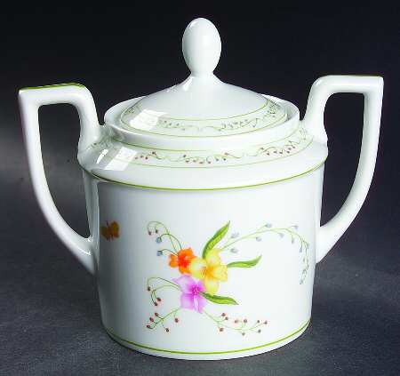 Wild Bouquet Sugar Bowl & Lid