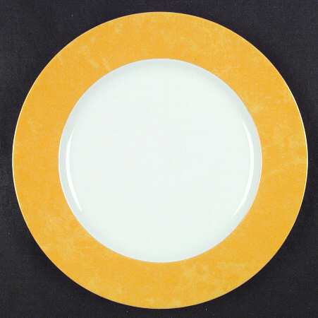 Aquarius Yellow Dinner Plate
