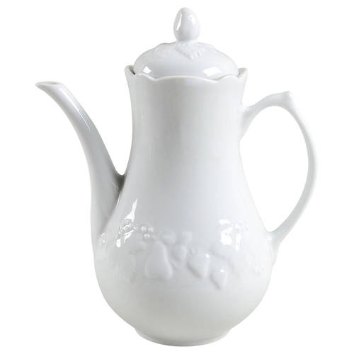 California (Blanc De Blanc) Coffee Pot & Lid