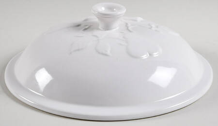 California (Blanc De Blanc) Lid for 4 Quart Round Casserole
