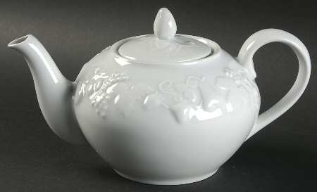 California (Blanc De Blanc) Small Teapot & Lid