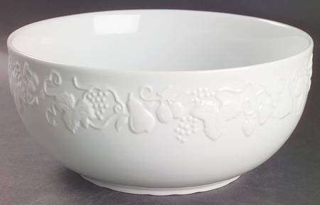 California (Blanc De Blanc) 9" Salad Serving Bowl