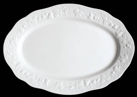 California (Blanc De Blanc) 16" Oval Serving Platter