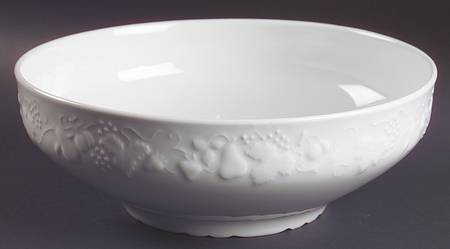 California (Blanc De Blanc) 9" Salad Serving Bowl