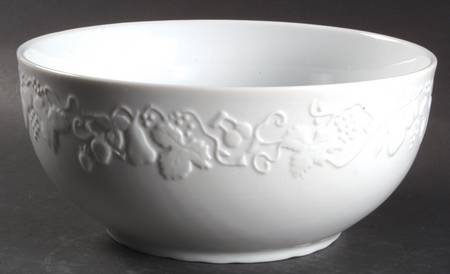 California (Blanc De Blanc) 8" Salad Serving Bowl
