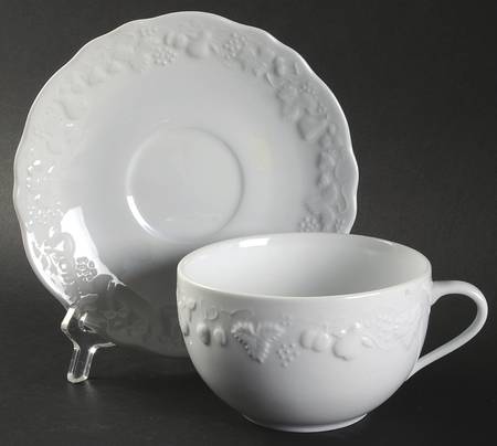 California (Blanc De Blanc) Breakfast Cup & Saucer Set