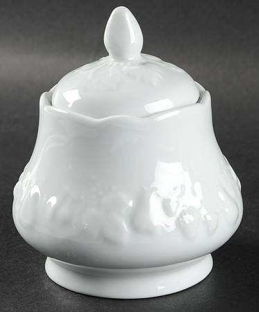 California (Blanc De Blanc) Sugar Bowl & Lid