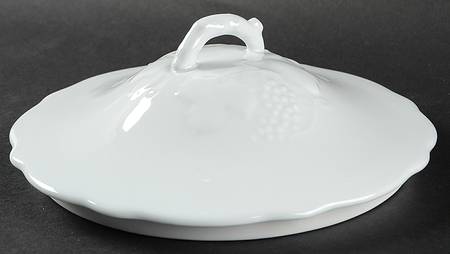 California (Blanc De Blanc) Lid for Round Vegetable